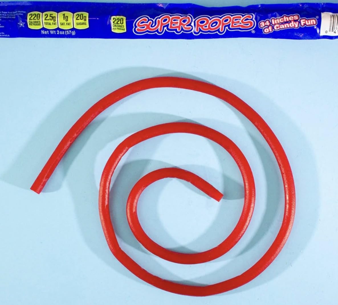 Red Vines Super Ropes individually wrapped for freshness on the go
