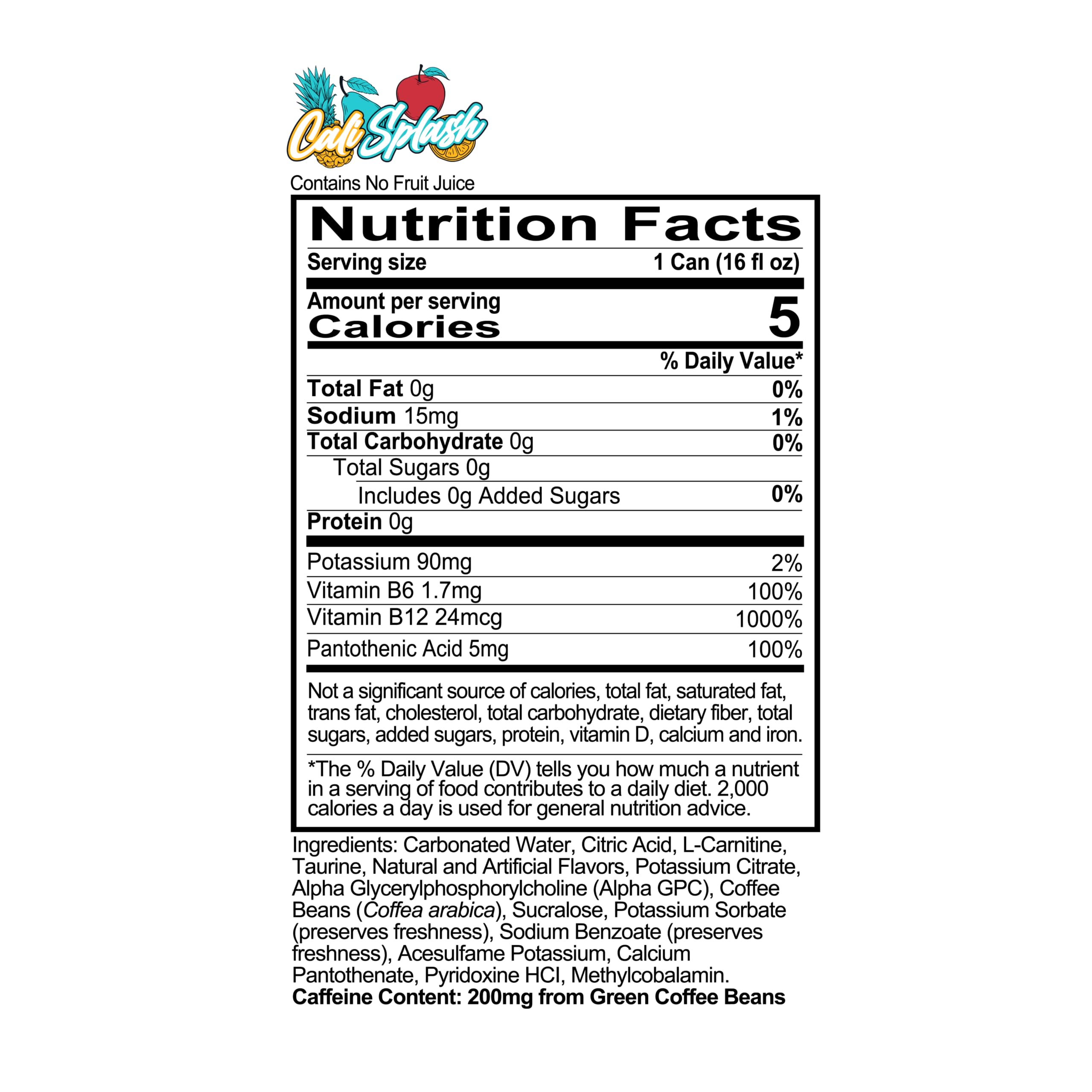 Redcon1 Energy Cali Splash bottle ready for workouts and study sessions