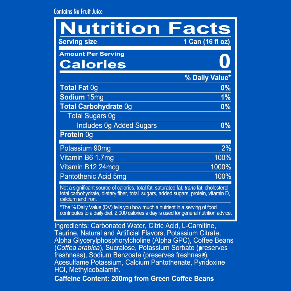 REDCON1 Energy Freedom Frost pour demonstrating quick focus and sustained alertness.