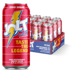 REDCON1 JOLT Cola Energy Drink can, cold and refreshing energy boost.
