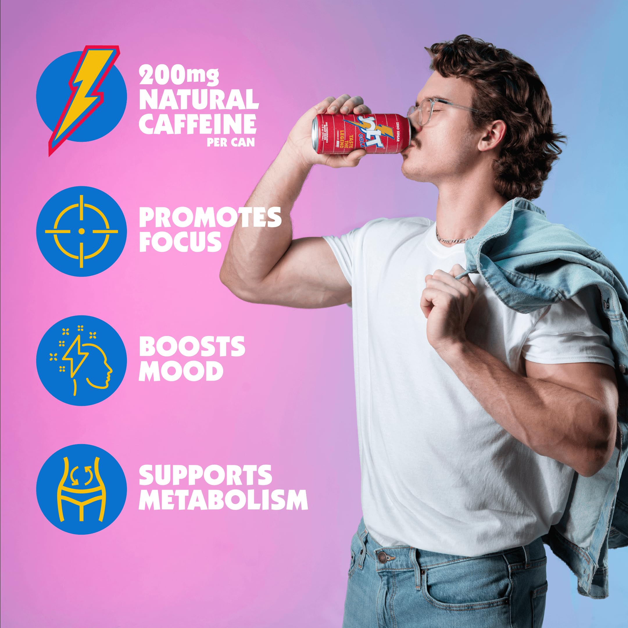 REDCON1 JOLT Cola Energy Drink ice-cold can ideal for study sessions.