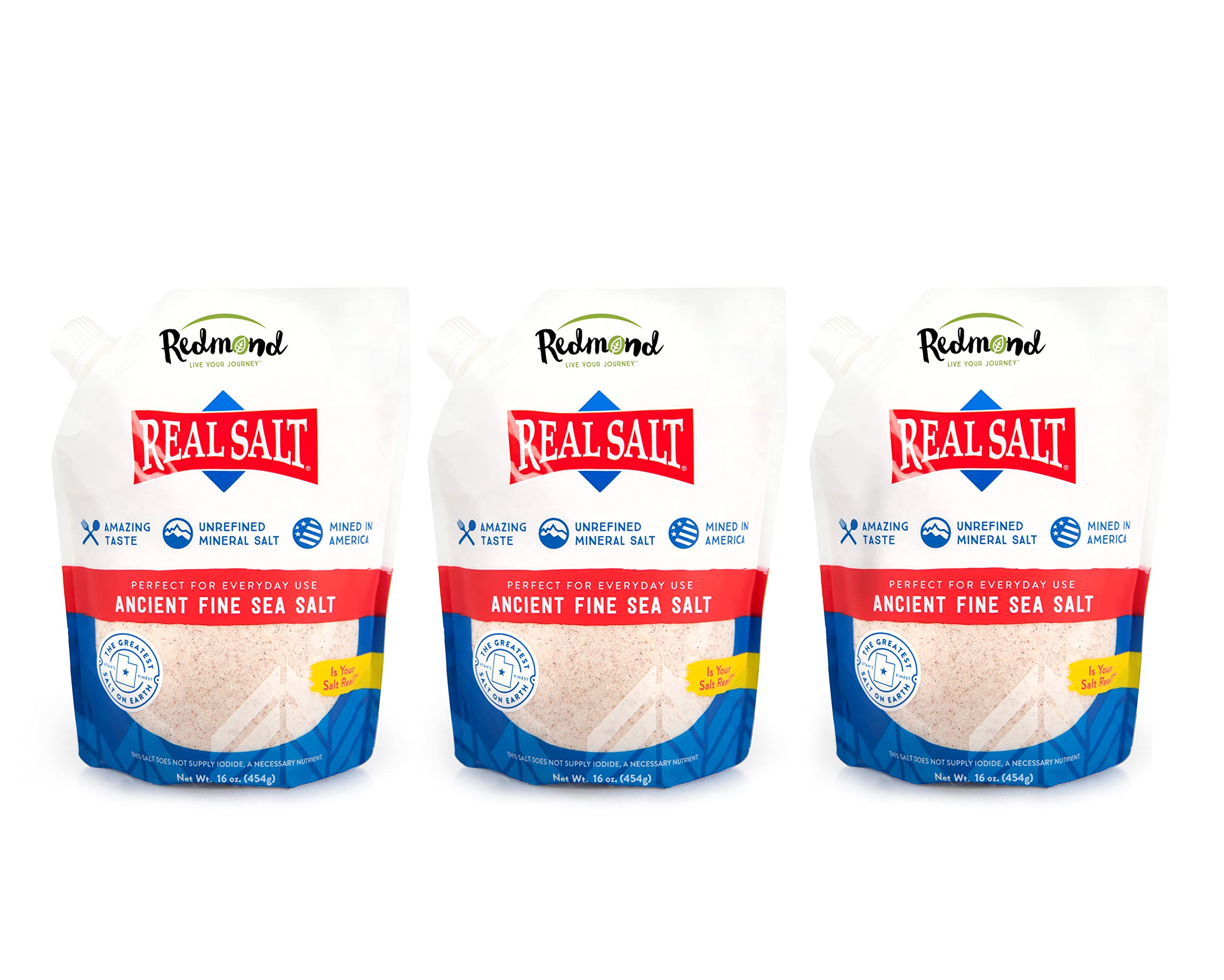 Redmond Real Salt ancient fine crystals close-up for premium seasoning and texture