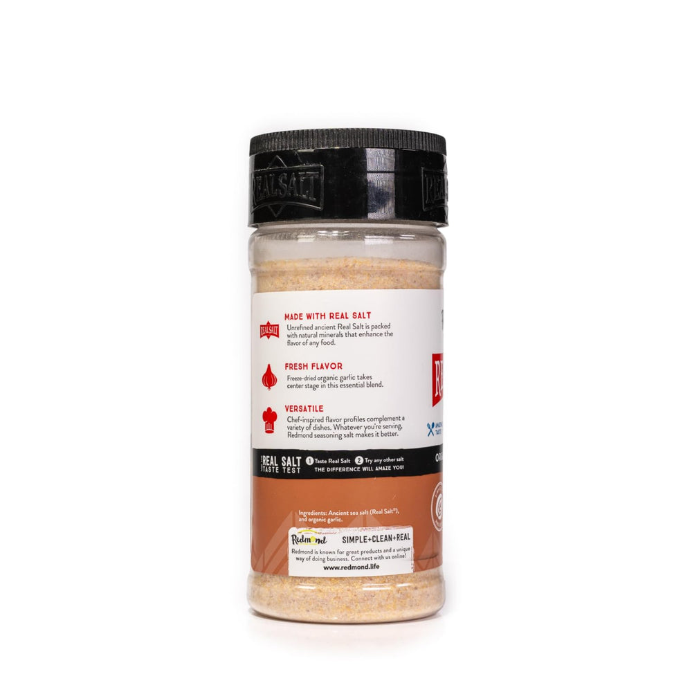 Visible ingredients of Redmond Real Salt Garlic Salt blend