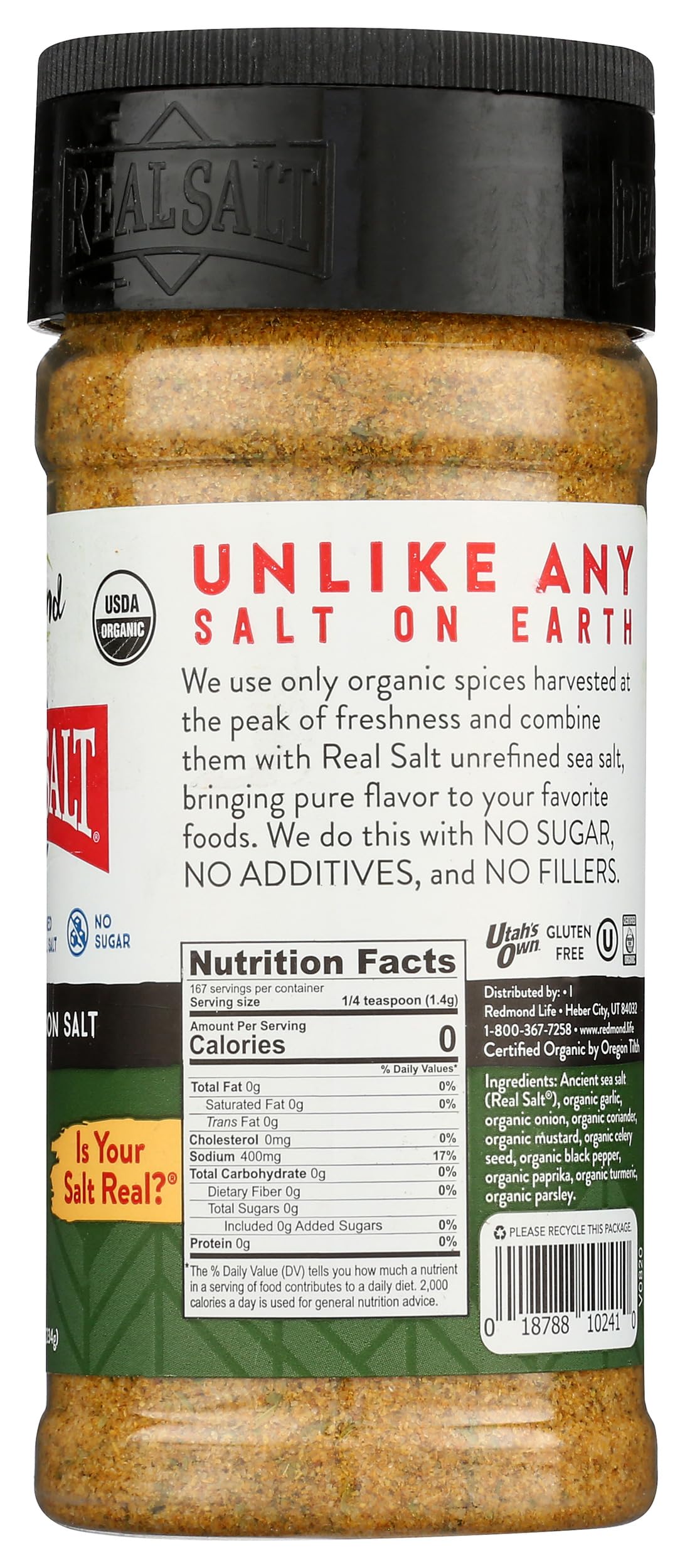 Redmond Real Salt Seasoning meat marination for a convenient flavor boost