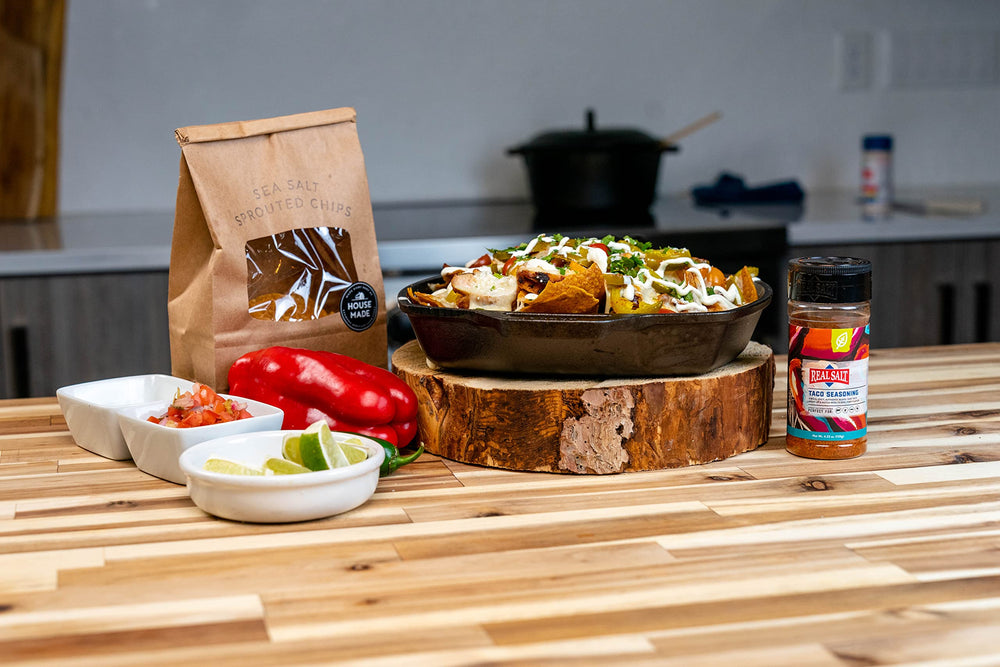 Redmond Real Salt Taco Seasoning with rice and beans for easy weeknight meals.