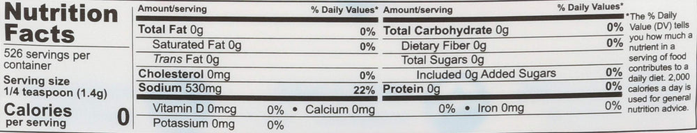 Redmond Real Salt unrefined mineral salt close-up shows trace minerals for natural flavor.