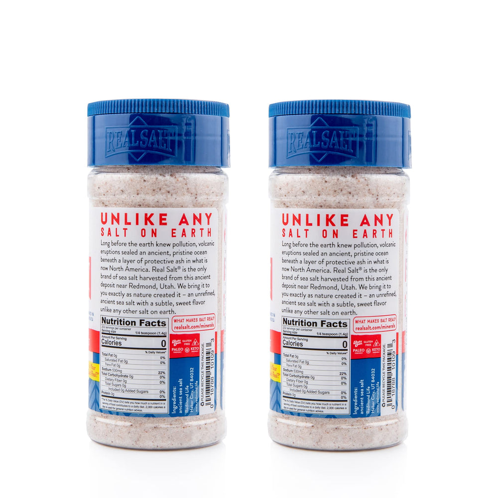 Redmond Real Sea Salt crystal closeup highlighting natural texture for gourmet cooking.