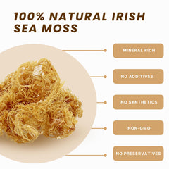 Red's Kitchen Sink Irish Sea Moss gel jar highlighting ready-to-use texture for smoothies