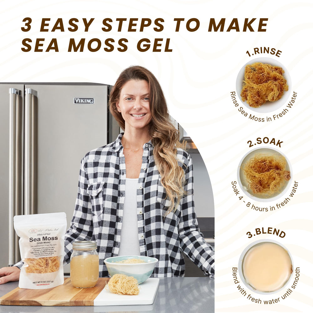 Red's Kitchen Sink Irish Sea Moss harvest from St. Lucia highlights natural sourcing