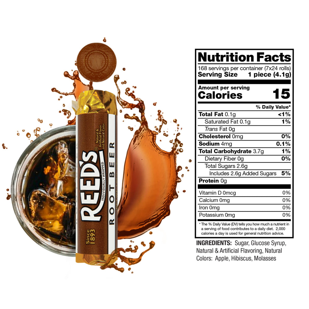 Reed’s candy rolls kettle-made process: old-fashioned craftsmanship in every bite.