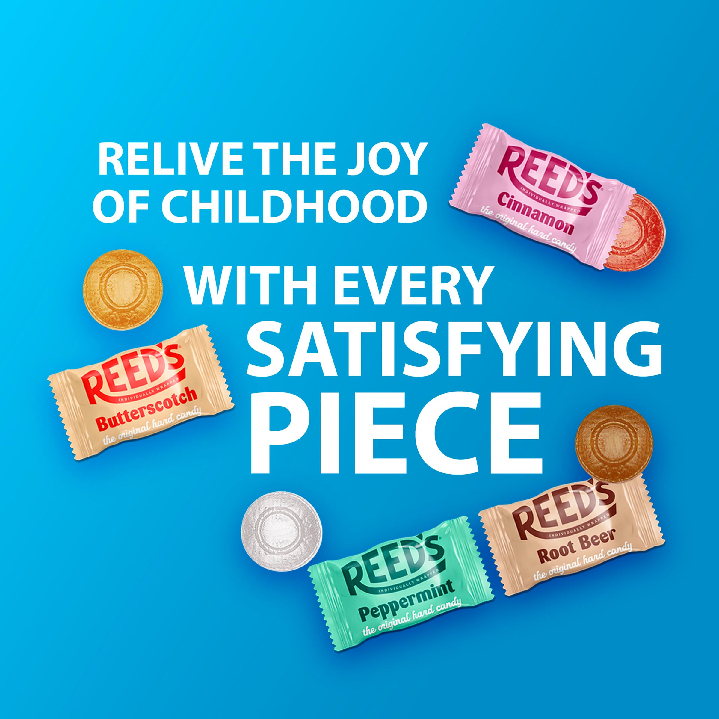 Reed’s Cinnamon Candy provides about 15 calories per piece.