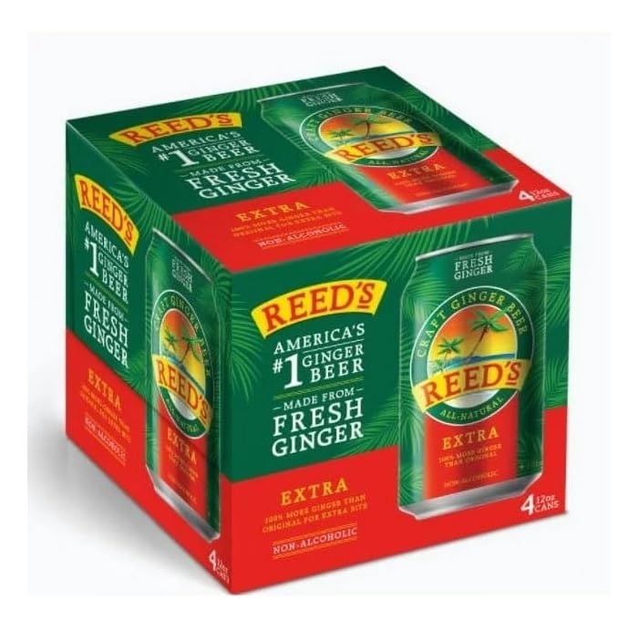Reed's Ginger Beer with Jamaican-inspired recipe and spice notes.