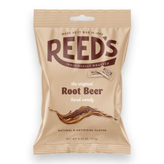 Reed's Root Beer Candy peg bag for on-the-go snacking.
