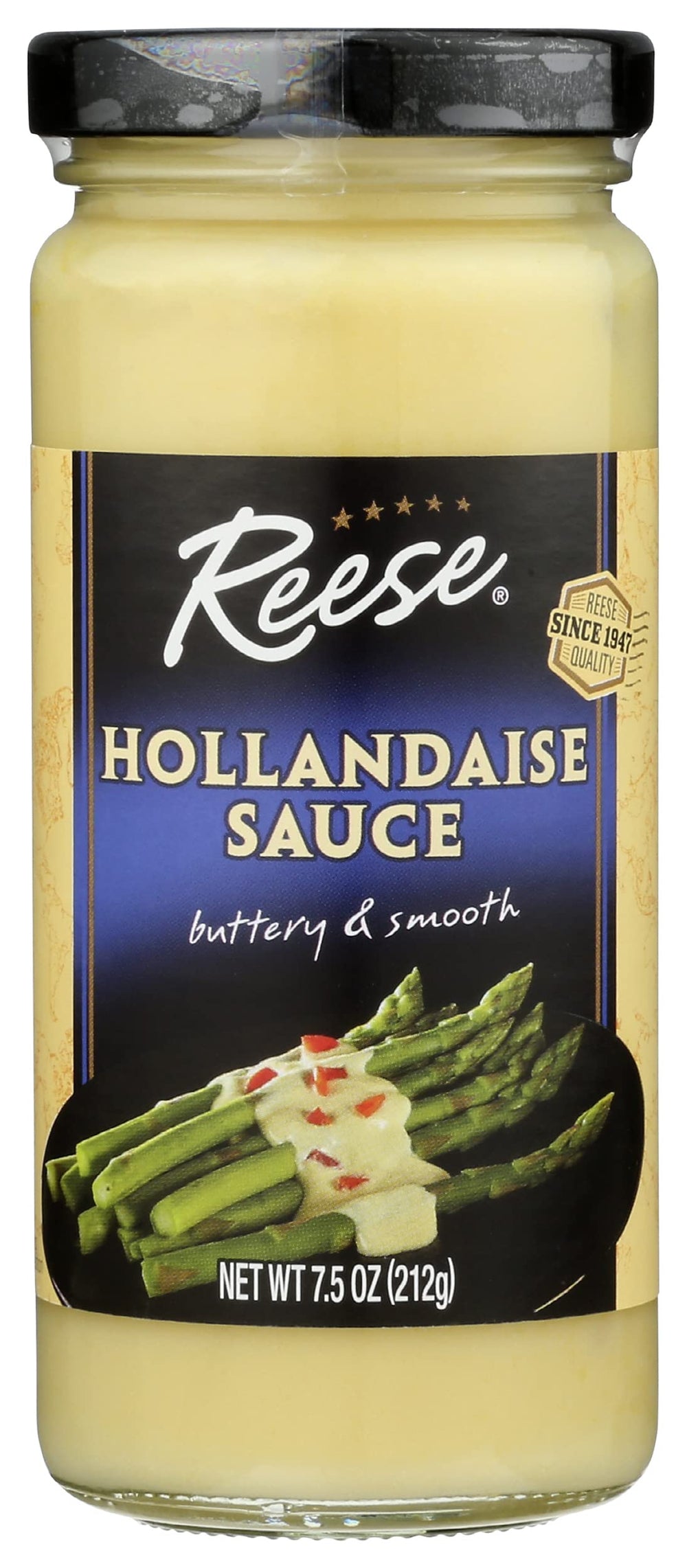 Reese Hollandaise bottle front view, ideal for eggs benedict.