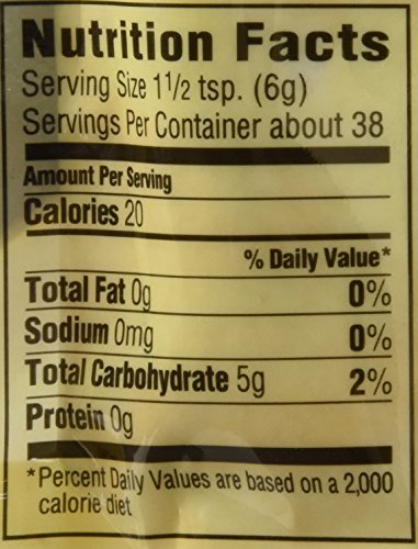 Reese granulated tapioca ingredient presentation in recipe setup