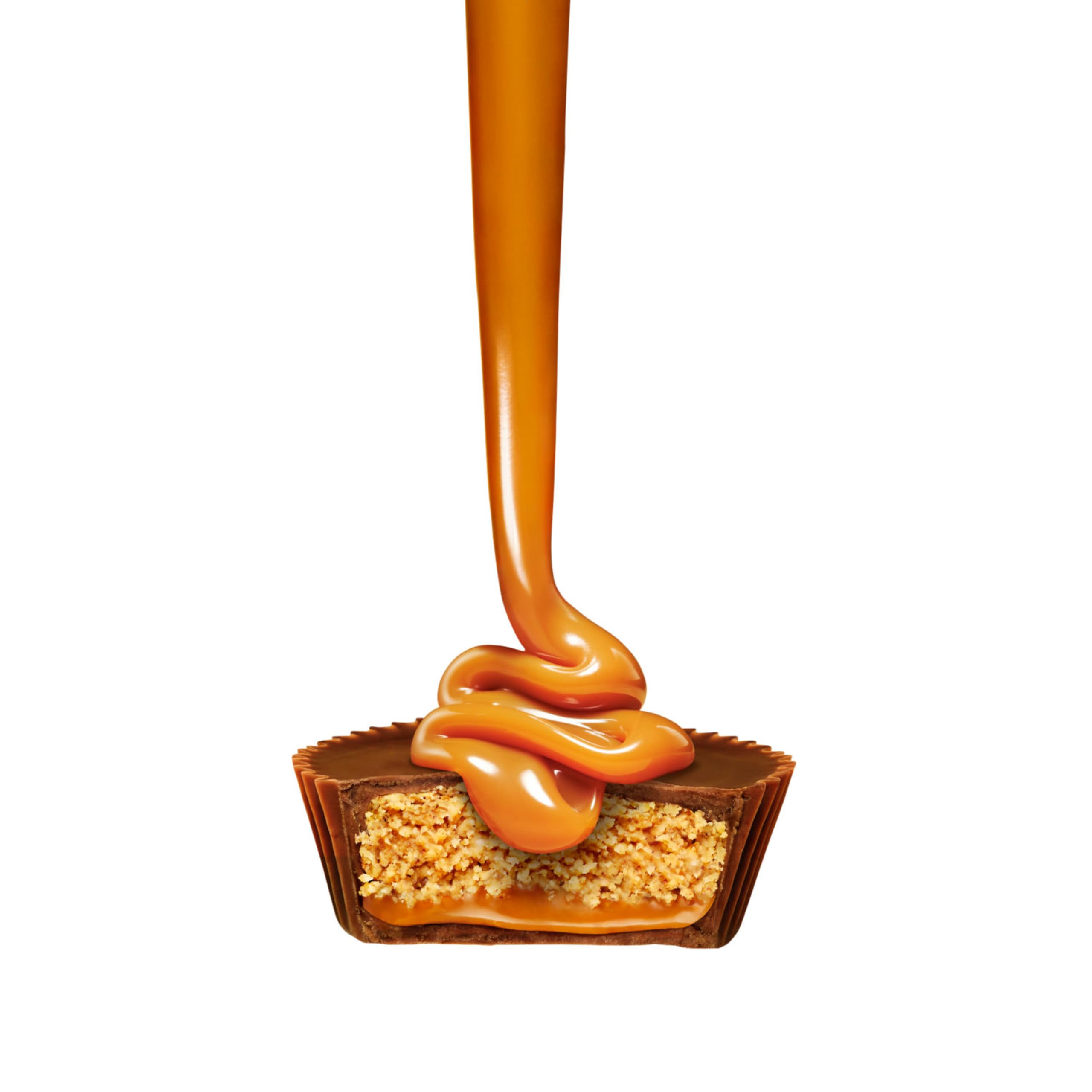 Halloween candy bowl featuring Reese's Big Cup caramel