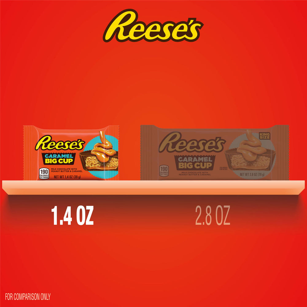 Reese's Big Cup caramel bulk box ready for concessions or events