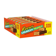 Reese's Crunchy Peanut Bars unwrapped for easy vending or gifting.