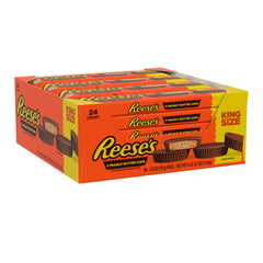 Reese's cups on concession stand display for quick grab-and-go snacks