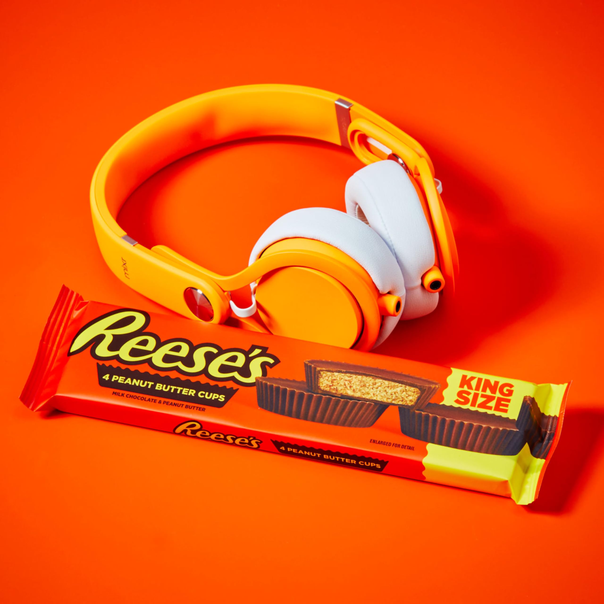 Reese's holiday display featuring king size cups for seasonal candy gifting