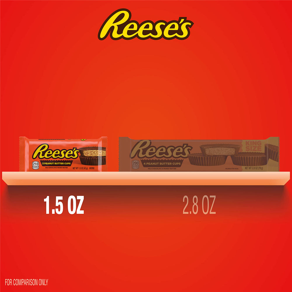 REESE'S cups on party snack table, simple to grab and share.