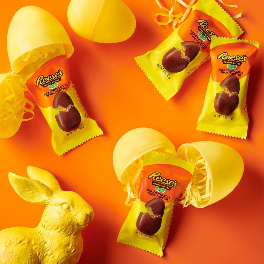 Egg-shaped candy ideal for Easter baskets and spring celebrations.