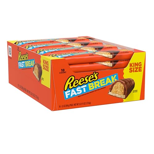 REESE'S FAST BREAK individually wrapped bars for on the go