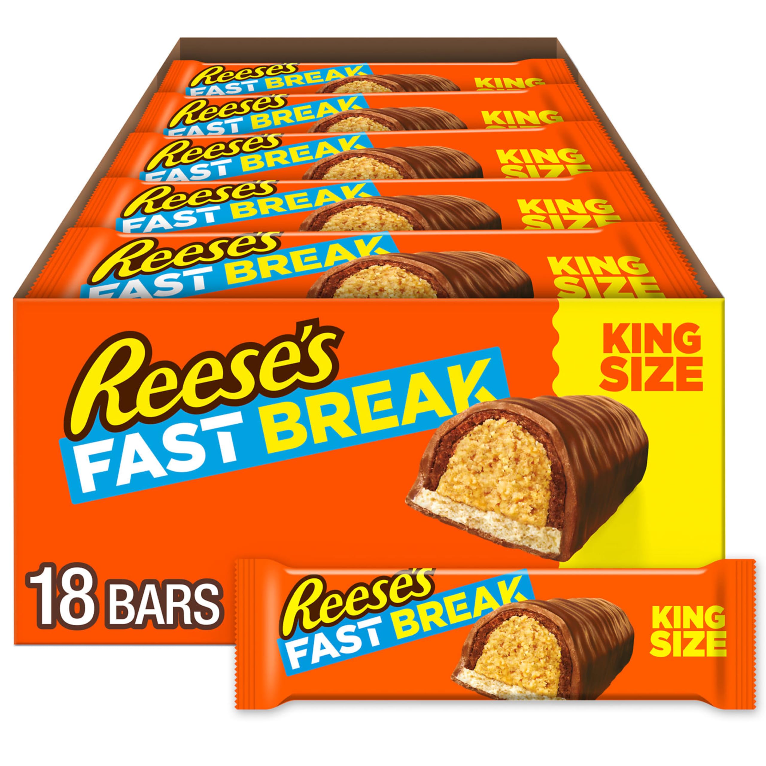 REESE'S FAST BREAK bulk box ready for sharing at events