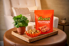Reese's Filled Pretzels ready-to-eat bite-size nuggets for party or snack times.