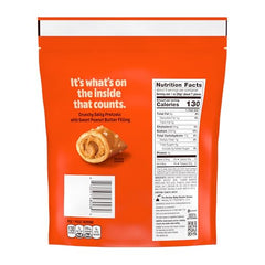 Reese's Filled Pretzels 9oz resealable bag shown for on-the-go snacking.