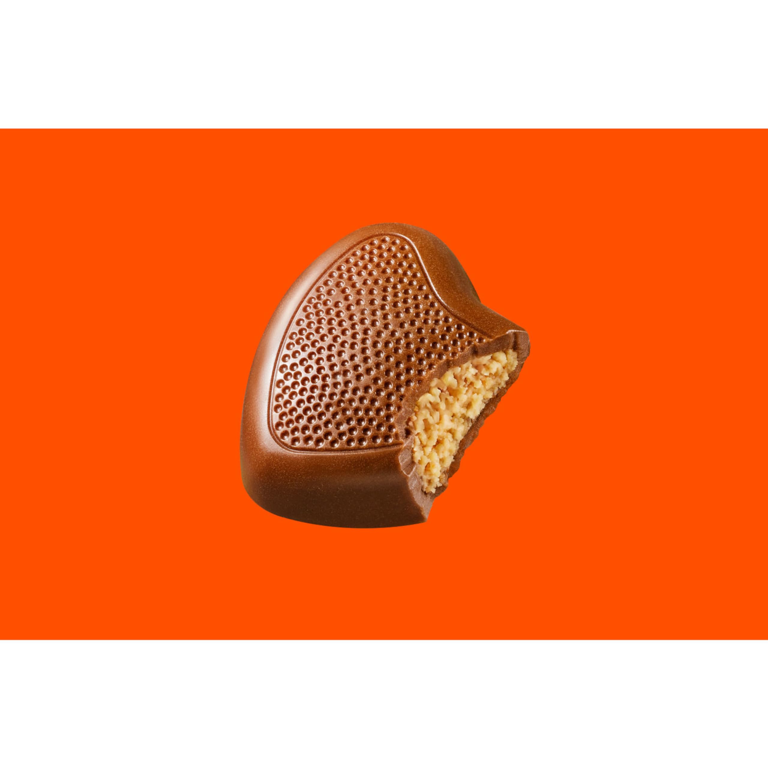 Open-view of Reese's Hearts, ideal for candy bowls at parties.
