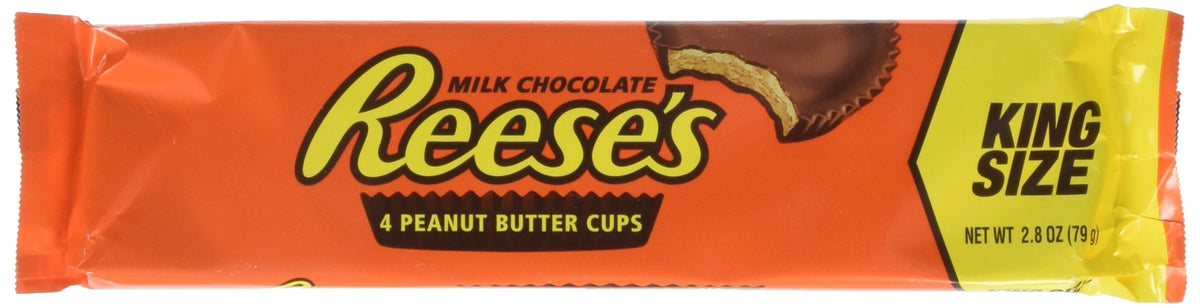 Reese's King Size Cup packaging on display, ideal for sharing.