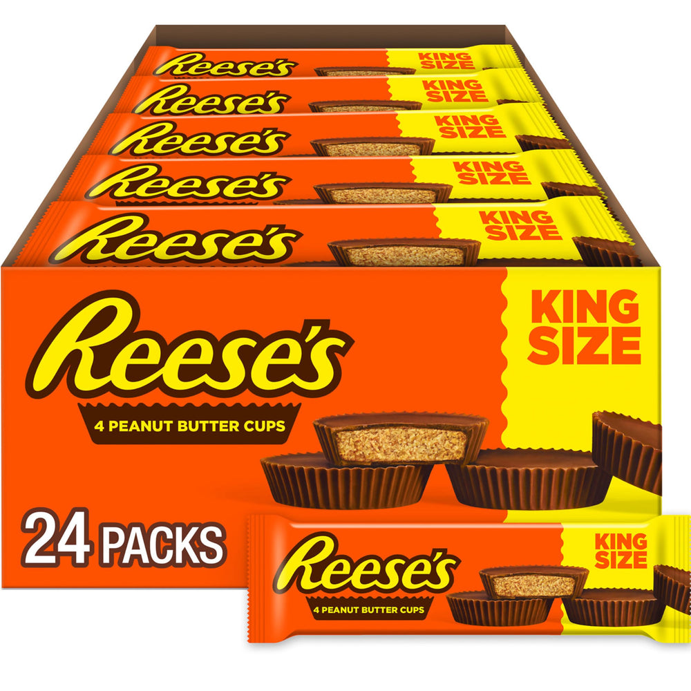 Reese's Milk Chocolate King Size Cups bulk box for concessions and events