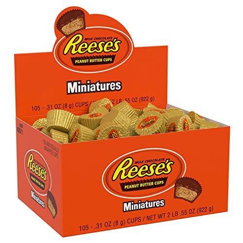 Reese's Miniatures individually wrapped cups ready for portability
