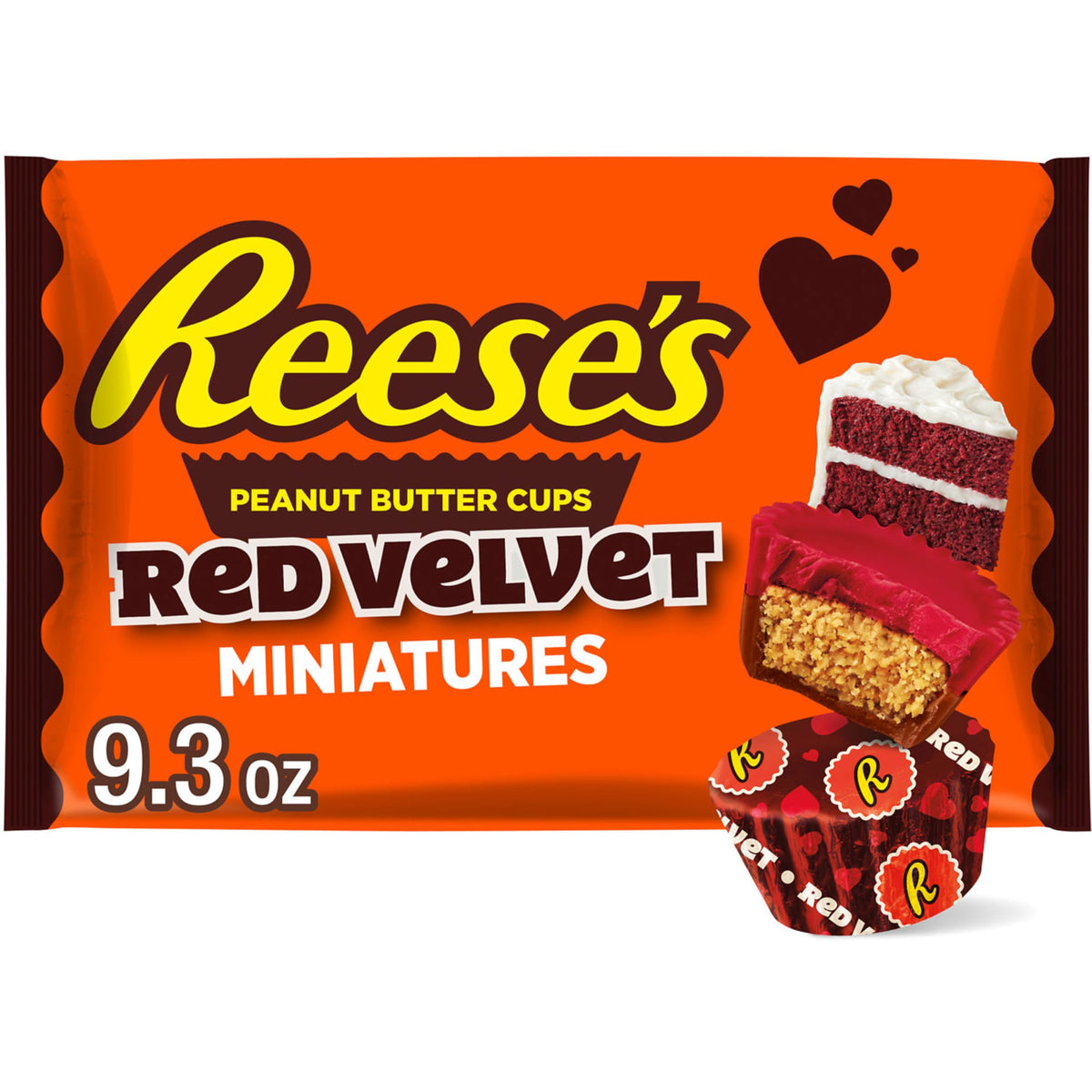 REESE'S Miniatures red velvet cups bag ready for gifting and sharing.