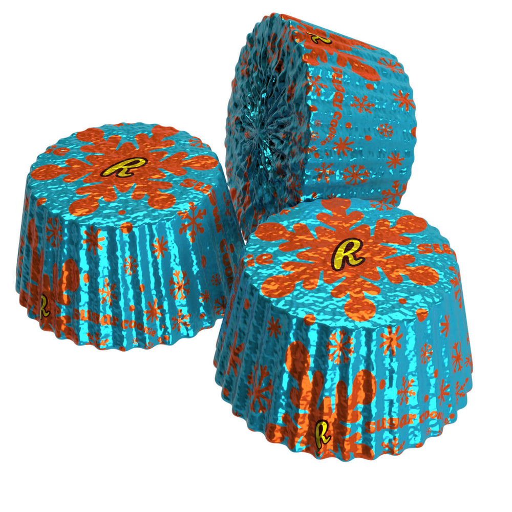 Festive packaging from REESE'S sugar cookie cups for gifting.