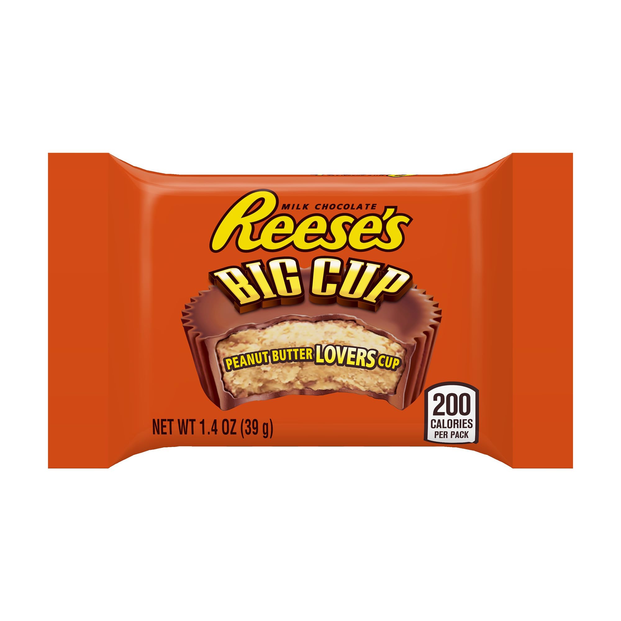 Reese's Peanut Butter Big Cup individual package; perfect lunchbox treat.