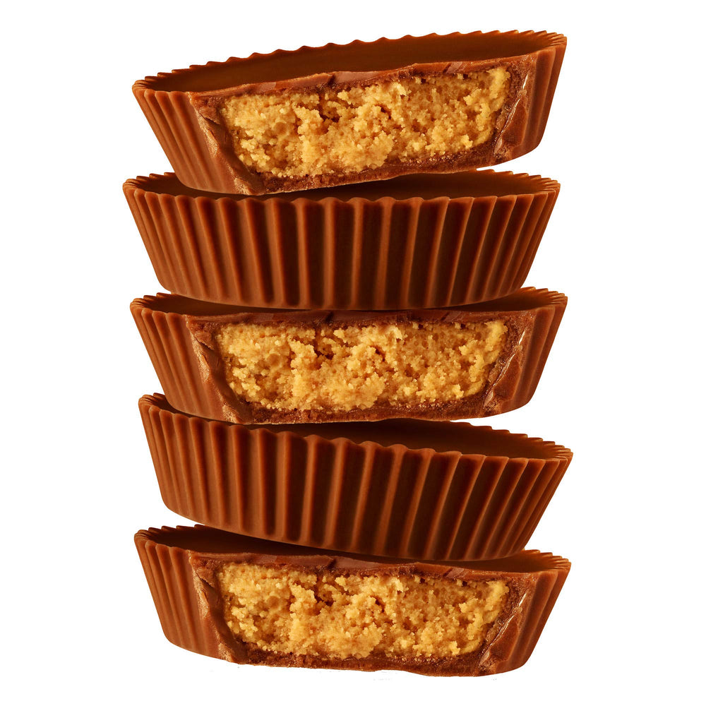 Reese's peanut butter cups resealable pouch emphasizes freshness