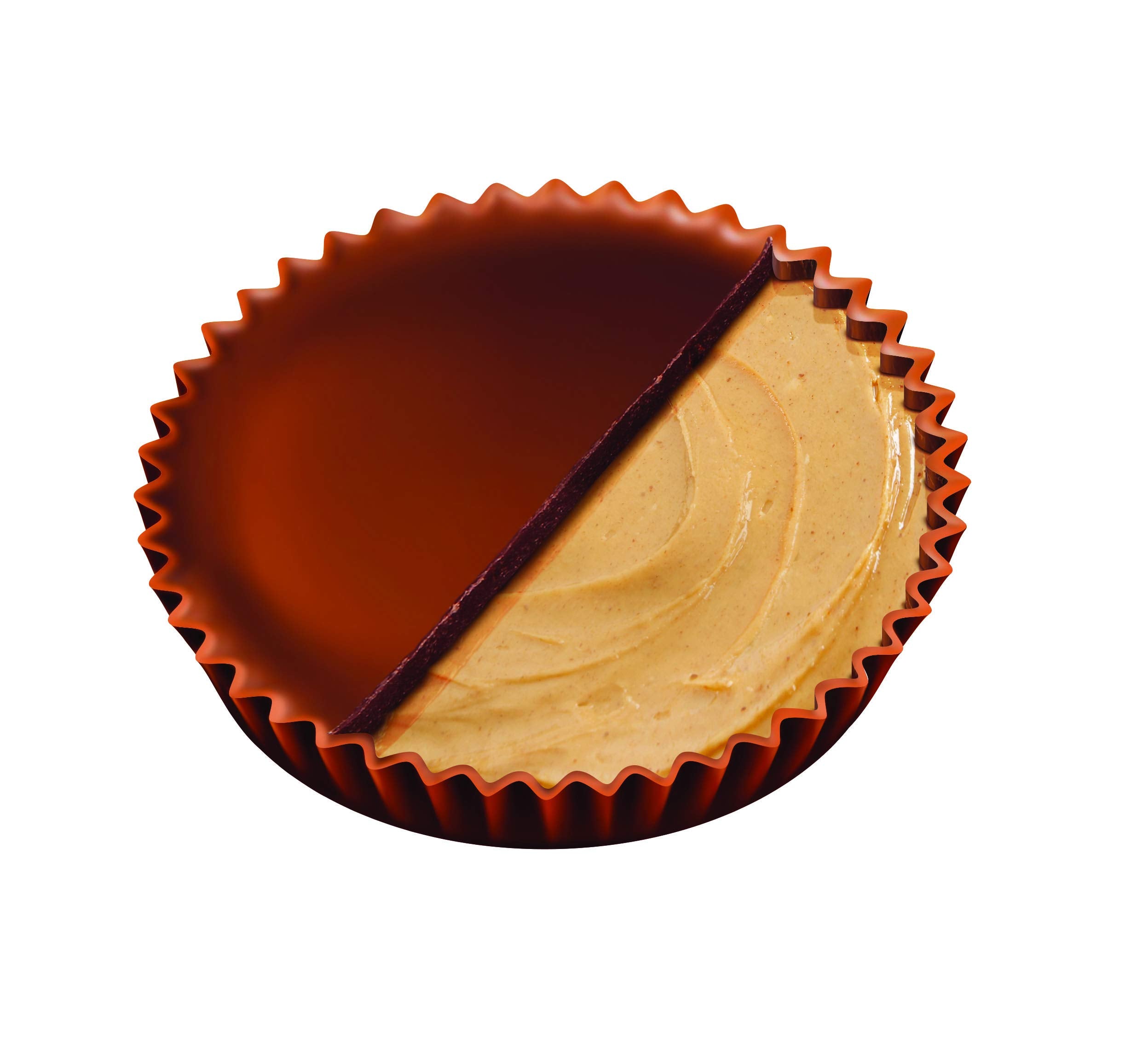 Hand holding Reese's Cup, ideal quick snack on the go.