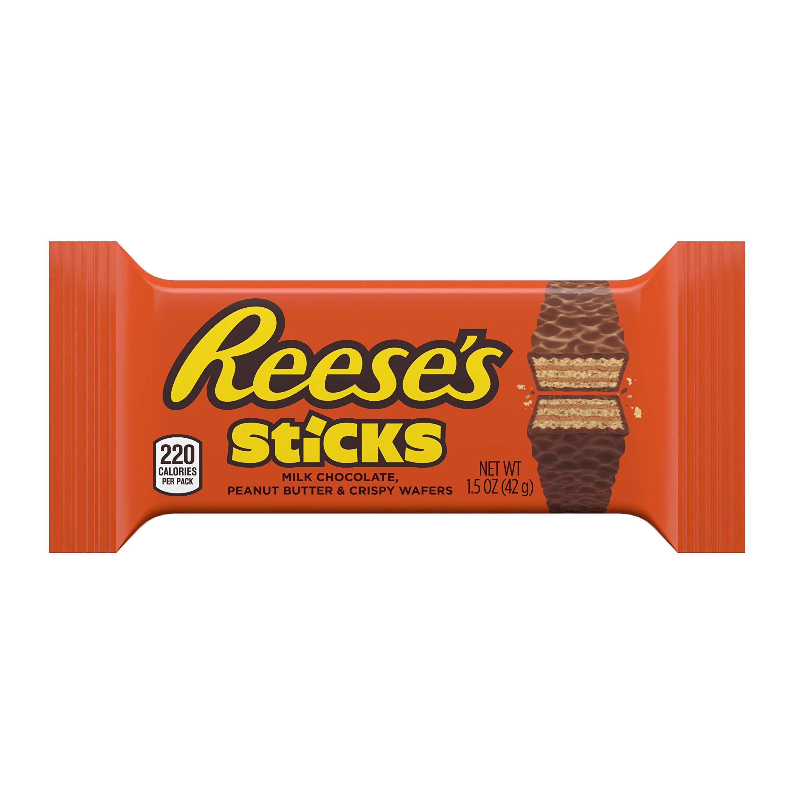 REESE'S Peanut Butter Sticks used as quick dessert topping