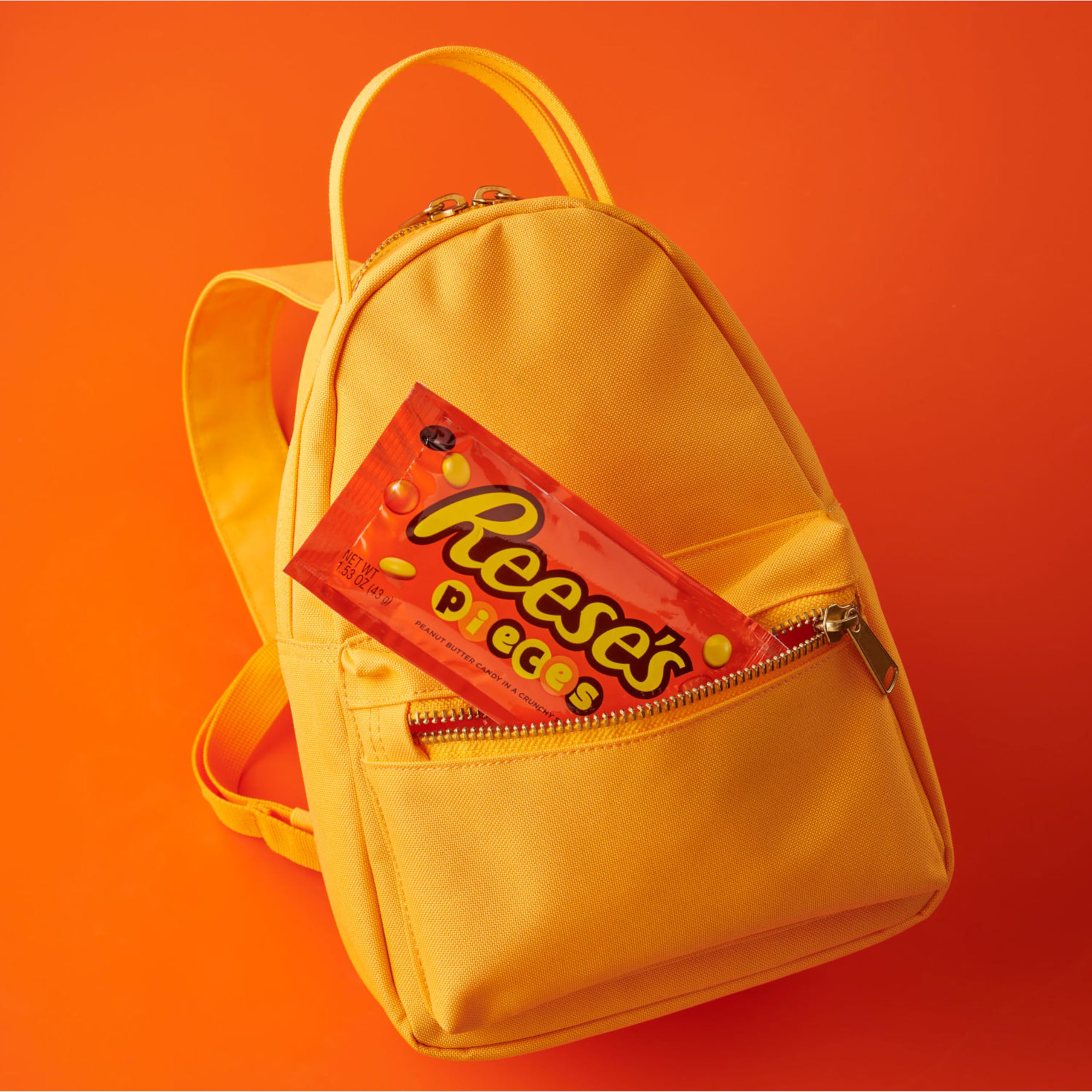 Bulk box display of Reese's Pieces for fundraising and concessions