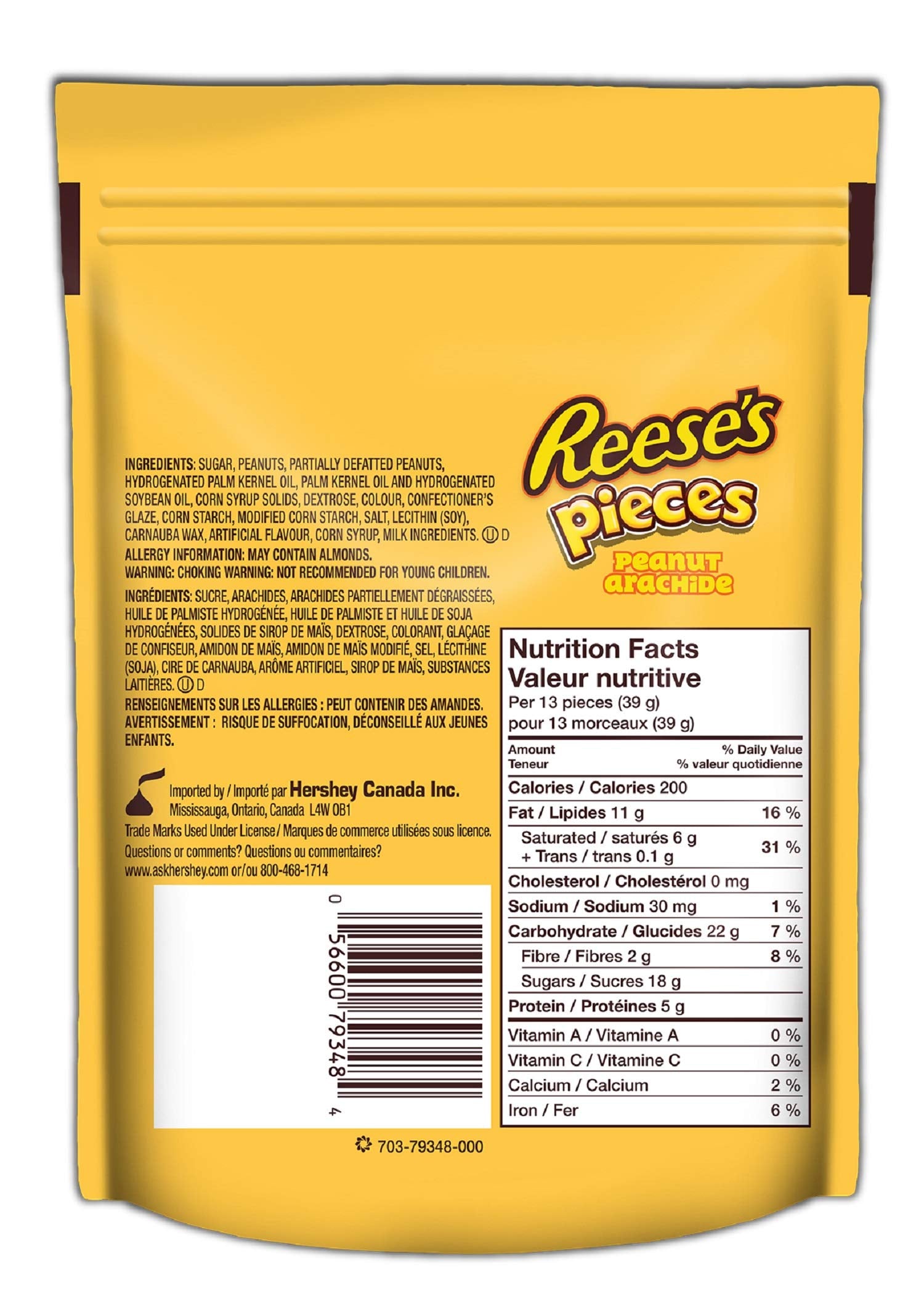 REESE PIECES close-up showing peanut-filled center, perfect for movie night.