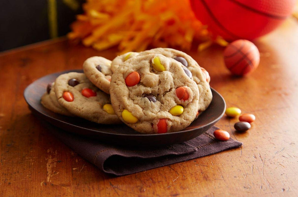 REESE PIECES on a movie-night spread, inviting snack for guests.