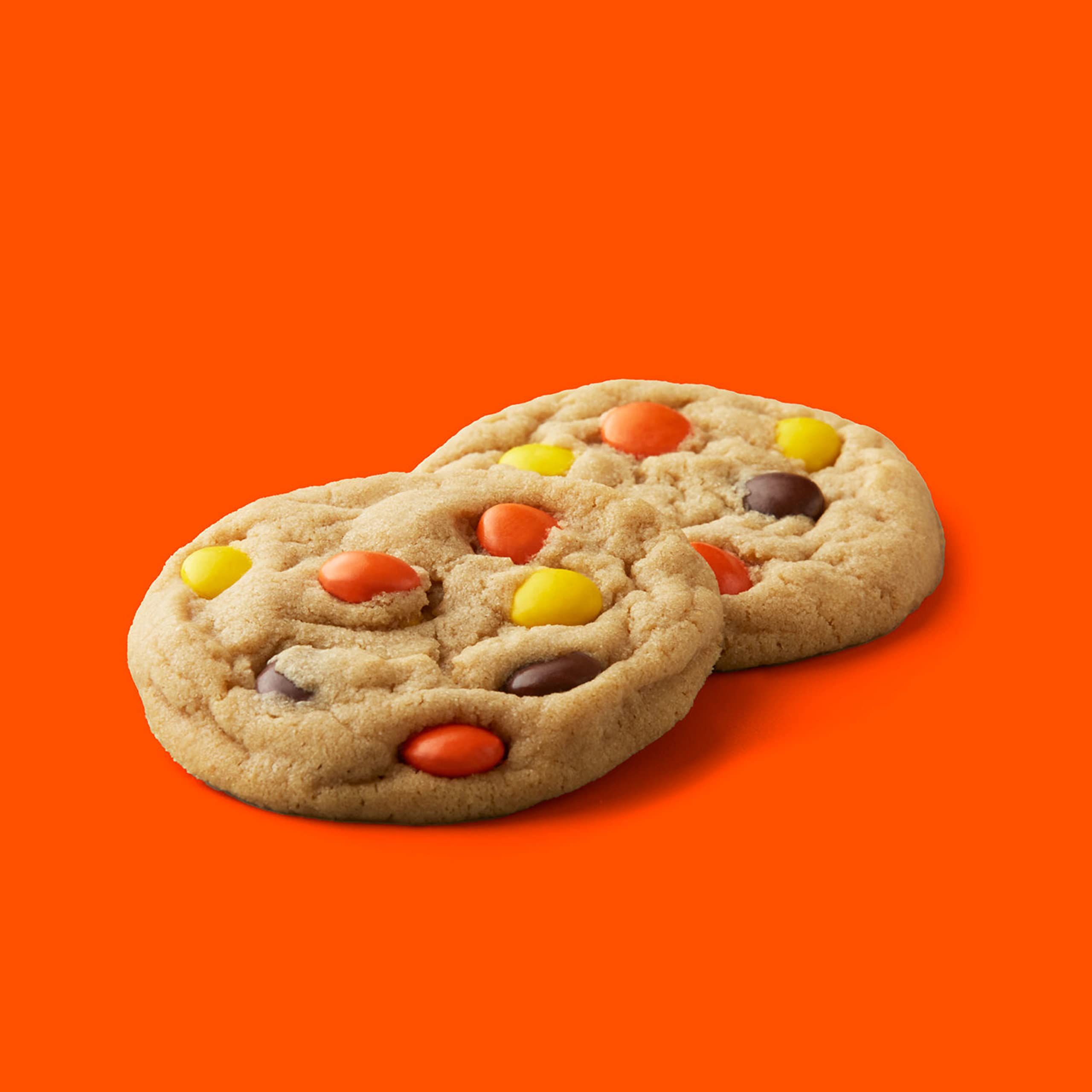 Party-ready topping: Reese's Pieces add sweetness to desserts and celebrations.