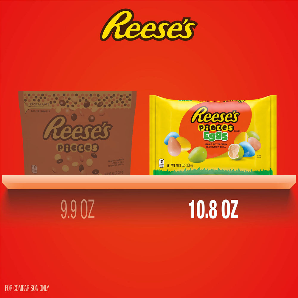 Snack bag of pastel peanut butter eggs suitable for sharing at gatherings.
