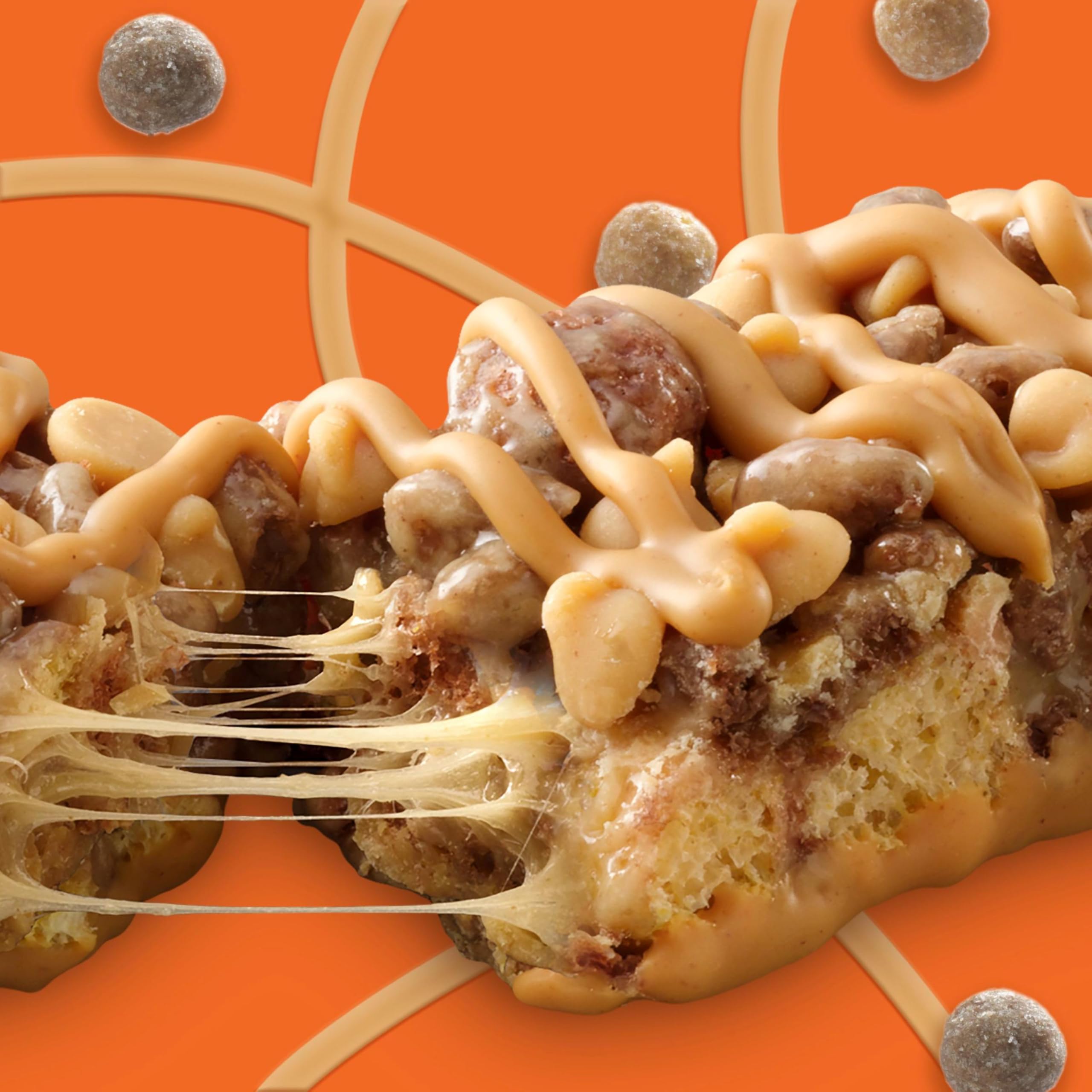Individually wrapped REESE'S Puffs Treat Bars for easy on-the-go.