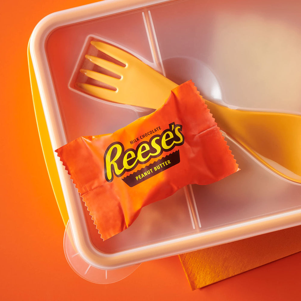 Reese's cups ready for road trips or lunchbox treats.