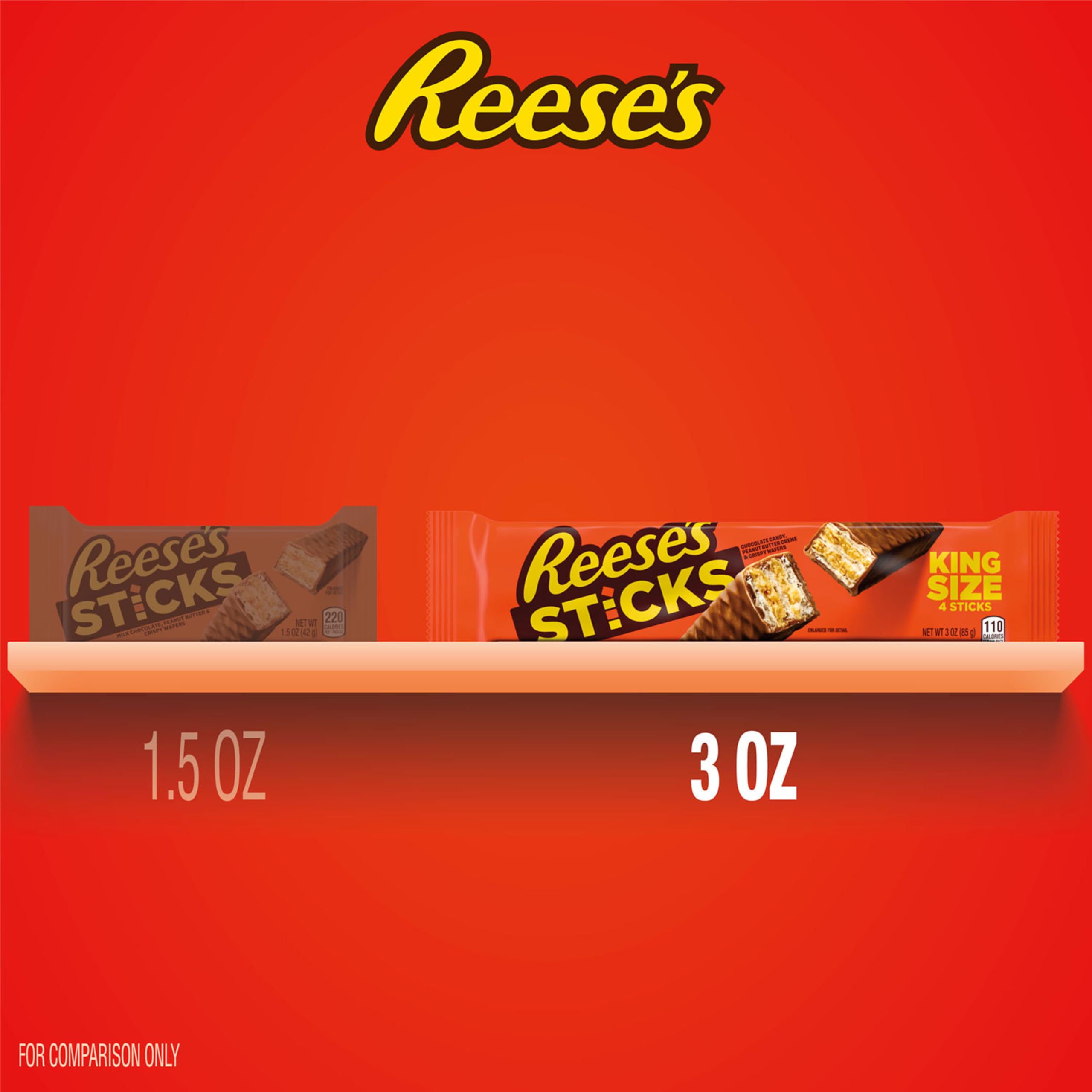 Bulk REESE'S STICKS packs ready for office pantry use