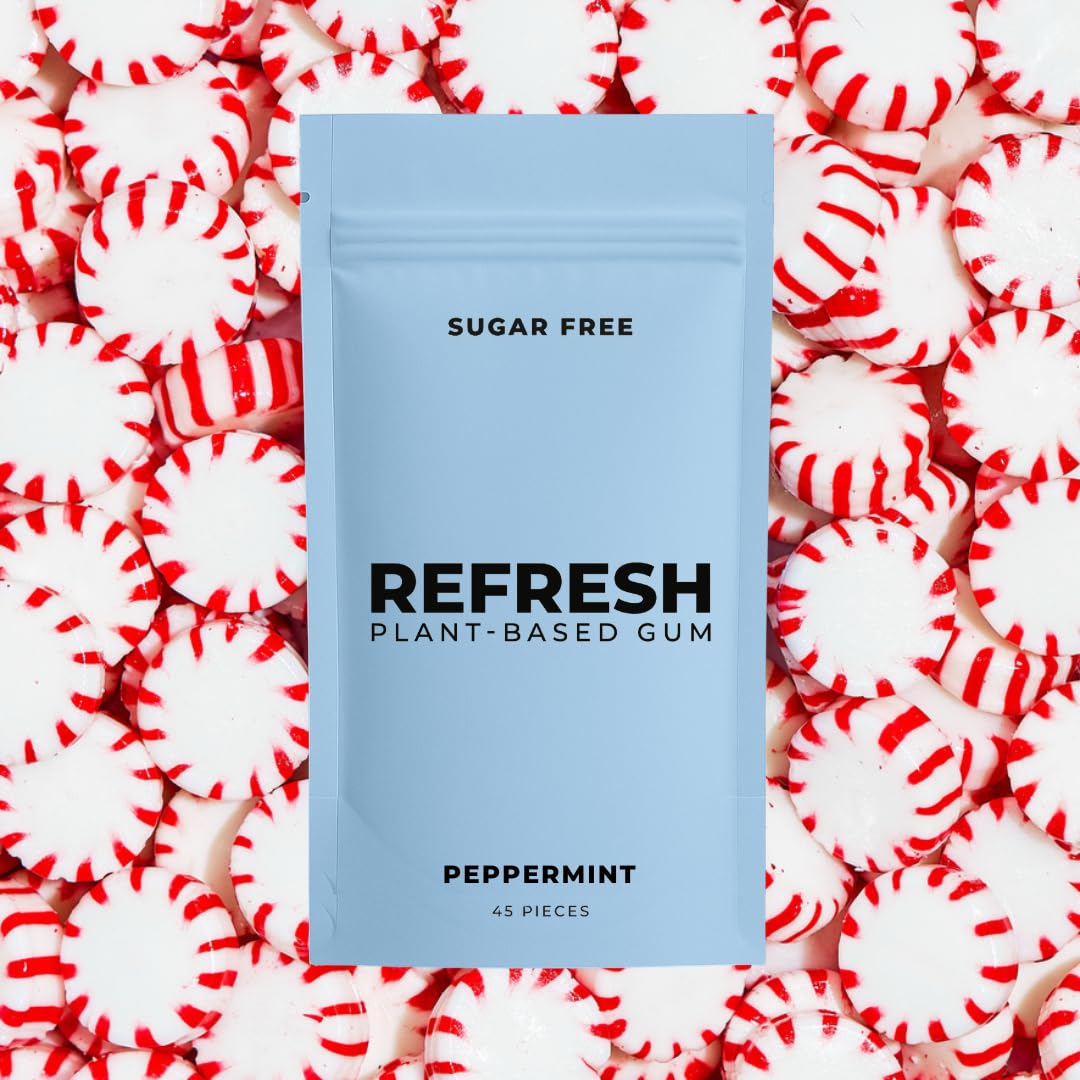 Refresh Gum Peppermint is non-GMO with high-quality ingredients.