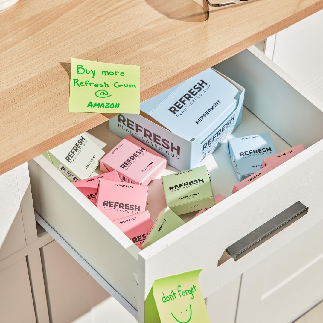 Refresh Gum sampler pack offers six flavor options